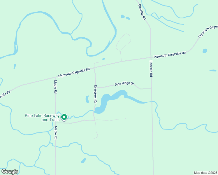 map of restaurants, bars, coffee shops, grocery stores, and more near 2710 Pine Ridge Drive in Ashtabula