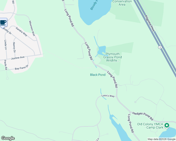 map of restaurants, bars, coffee shops, grocery stores, and more near 879 Long Pond Road in Plymouth