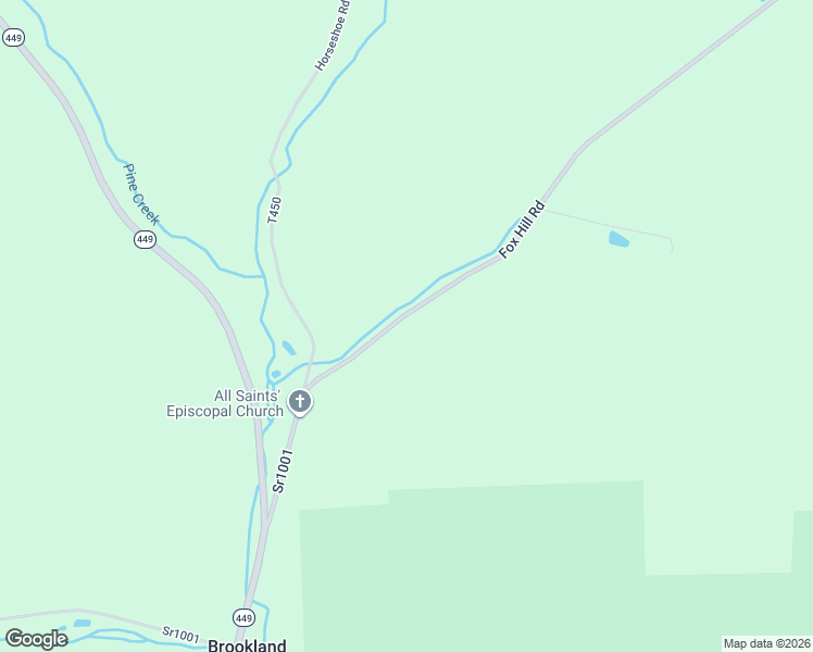 map of restaurants, bars, coffee shops, grocery stores, and more near Fox Hill Road in Ulysses