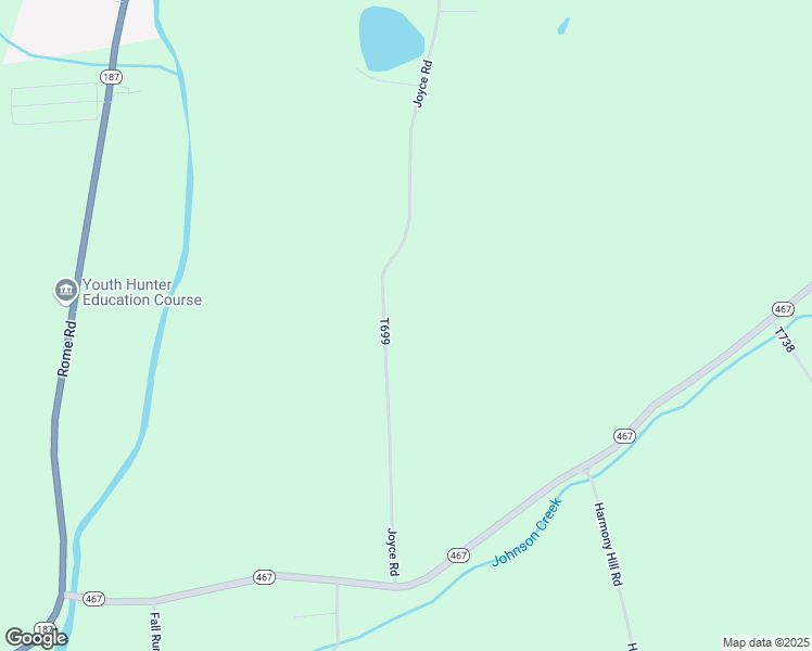map of restaurants, bars, coffee shops, grocery stores, and more near 614 Joyce Road in Rome