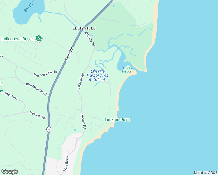 map of restaurants, bars, coffee shops, grocery stores, and more near 83 Lookout Point Road in Plymouth