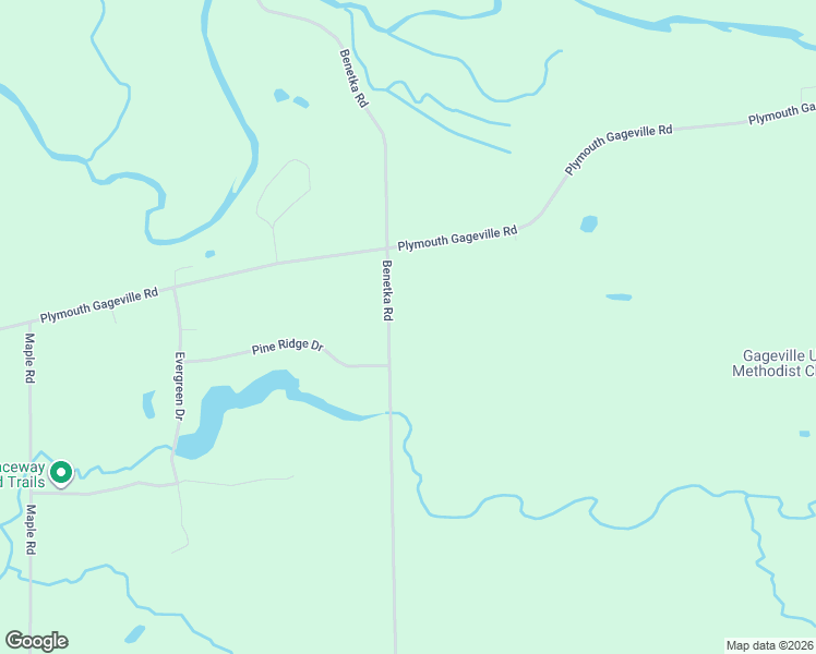 map of restaurants, bars, coffee shops, grocery stores, and more near 4110 Benetka Road in Ashtabula