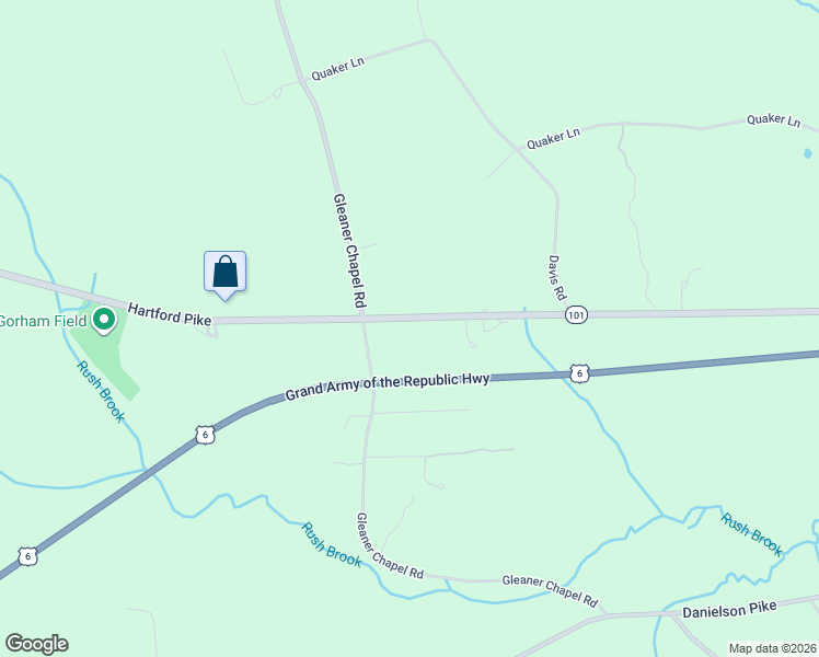 map of restaurants, bars, coffee shops, grocery stores, and more near 686 Hartford Pike in Scituate