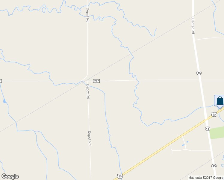 map of restaurants, bars, coffee shops, grocery stores, and more near 5632 New London Road in Ashtabula