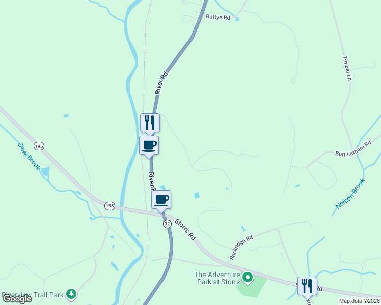 map of restaurants, bars, coffee shops, grocery stores, and more near 21 Baxter Road in Willington