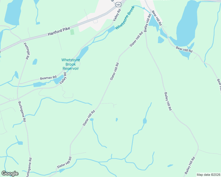 map of restaurants, bars, coffee shops, grocery stores, and more near 220 Slater Hill Road in Killingly
