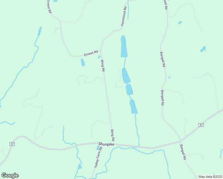 map of restaurants, bars, coffee shops, grocery stores, and more near 86 Wing Road in Millbrook