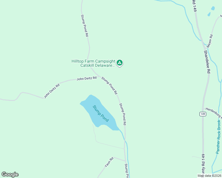 map of restaurants, bars, coffee shops, grocery stores, and more near 299 Stump Pond Road in Livingston Manor