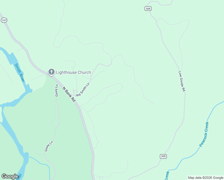 map of restaurants, bars, coffee shops, grocery stores, and more near 435 Bell Hole Loop in Crescent City