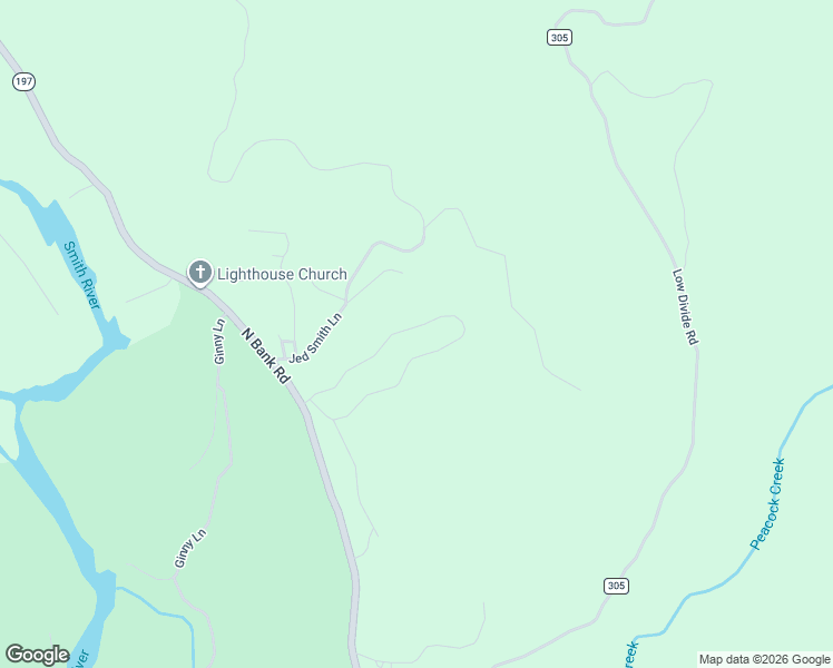 map of restaurants, bars, coffee shops, grocery stores, and more near 435 Bell Hole Loop in Crescent City