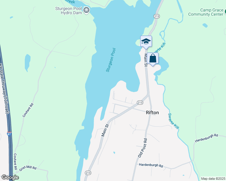 map of restaurants, bars, coffee shops, grocery stores, and more near 28 Lake Shore Drive in Ulster Park
