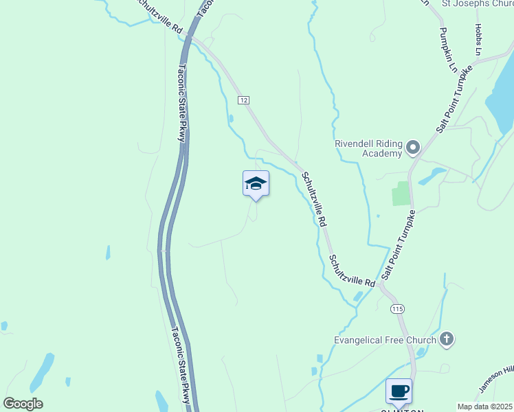 map of restaurants, bars, coffee shops, grocery stores, and more near in Clinton Corners