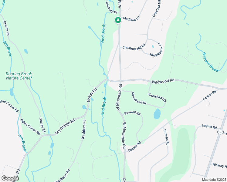 map of restaurants, bars, coffee shops, grocery stores, and more near 269 West Mountain Road in Simsbury