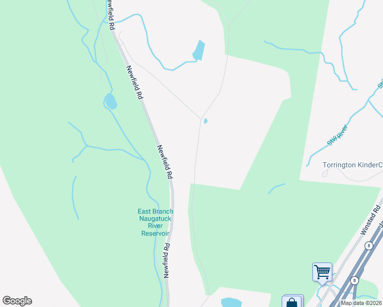 map of restaurants, bars, coffee shops, grocery stores, and more near 577 Guerdat Road in Torrington