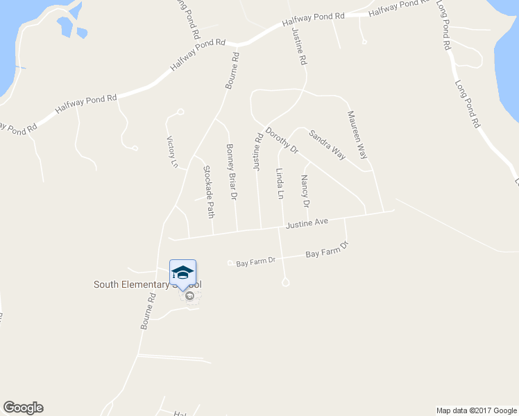 map of restaurants, bars, coffee shops, grocery stores, and more near 60 Justine Road in Plymouth