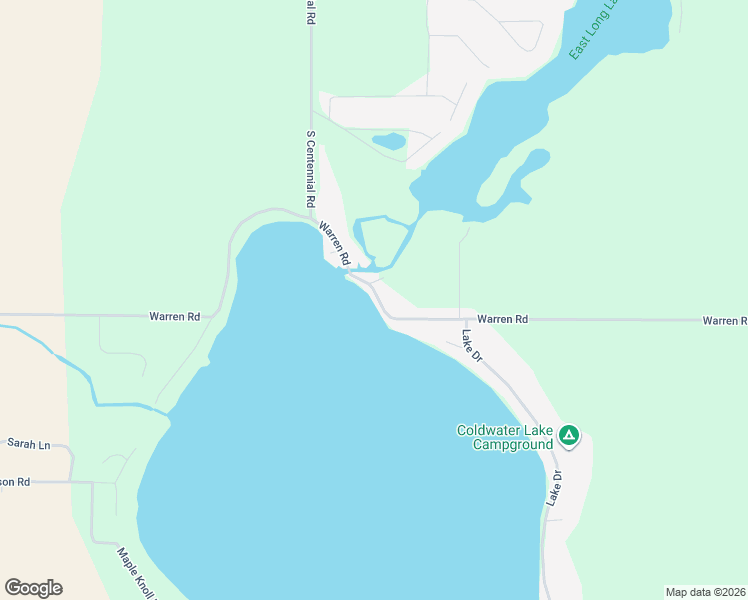 map of restaurants, bars, coffee shops, grocery stores, and more near 549 Lake Drive in Coldwater