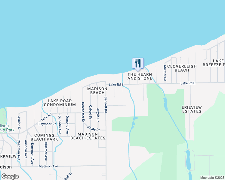 map of restaurants, bars, coffee shops, grocery stores, and more near 1224 Arthur Court in Madison