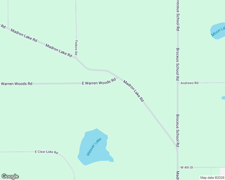 map of restaurants, bars, coffee shops, grocery stores, and more near 2514 East Warren Woods Road in Buchanan