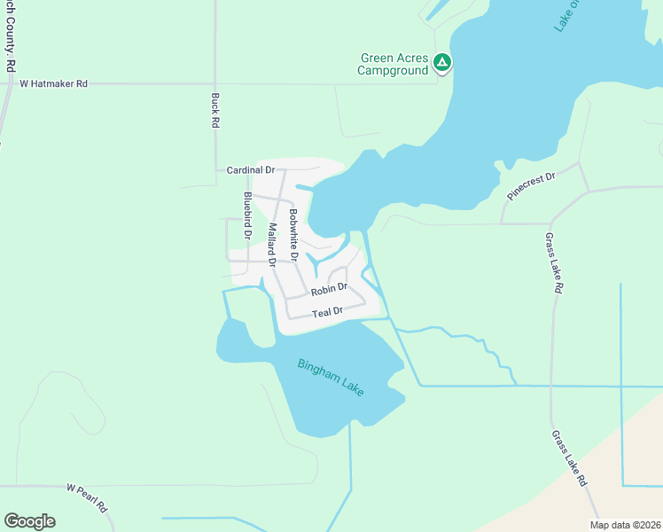 map of restaurants, bars, coffee shops, grocery stores, and more near 428 Swan Lane in Coldwater