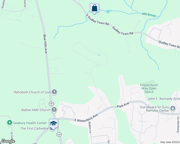 map of restaurants, bars, coffee shops, grocery stores, and more near 75 Privilege Road in Bloomfield
