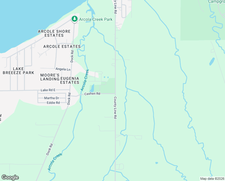 map of restaurants, bars, coffee shops, grocery stores, and more near 4308 County Line Road in Geneva