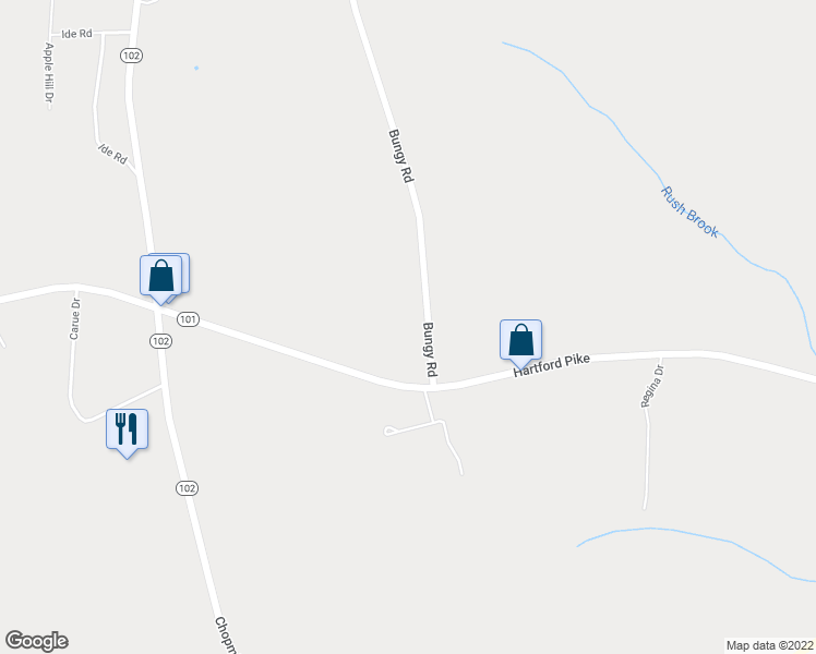 map of restaurants, bars, coffee shops, grocery stores, and more near 391 Bungy Road in Scituate