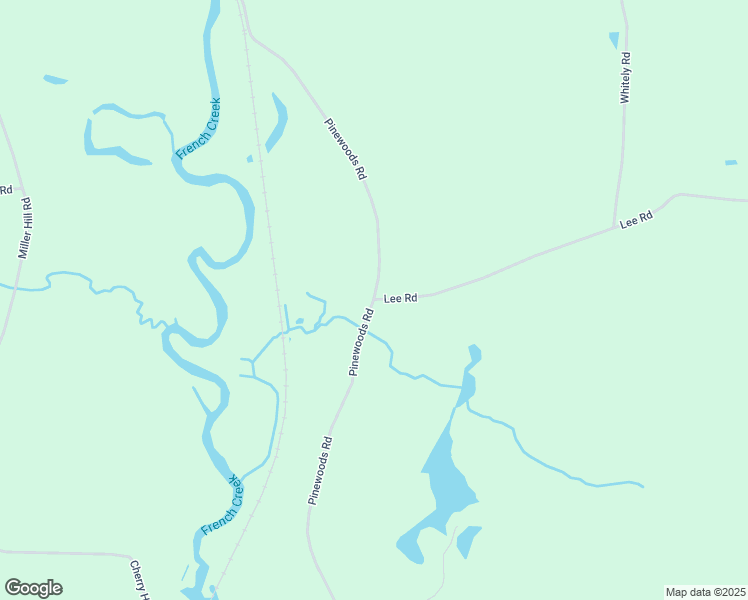 map of restaurants, bars, coffee shops, grocery stores, and more near 25500 Pinewoods Road in Waterford