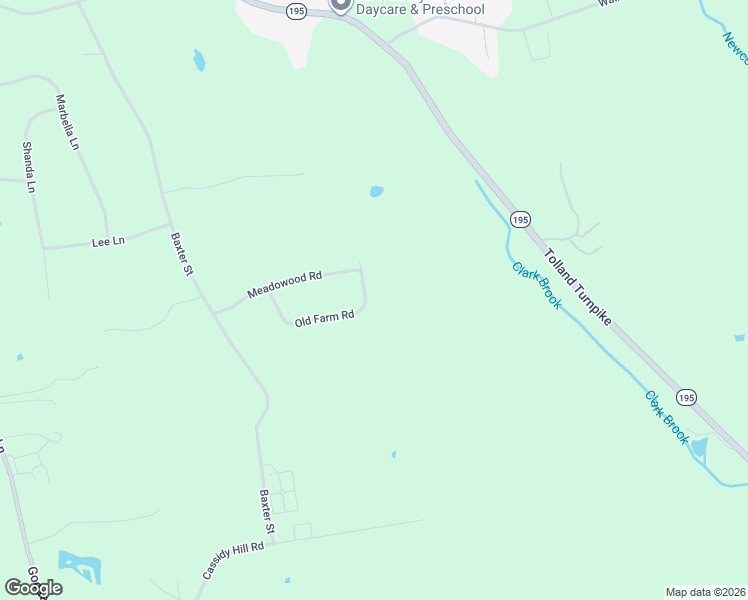 map of restaurants, bars, coffee shops, grocery stores, and more near 62 Old Farm Road in Tolland