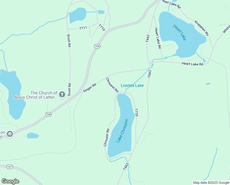 map of restaurants, bars, coffee shops, grocery stores, and more near T718 in Montrose