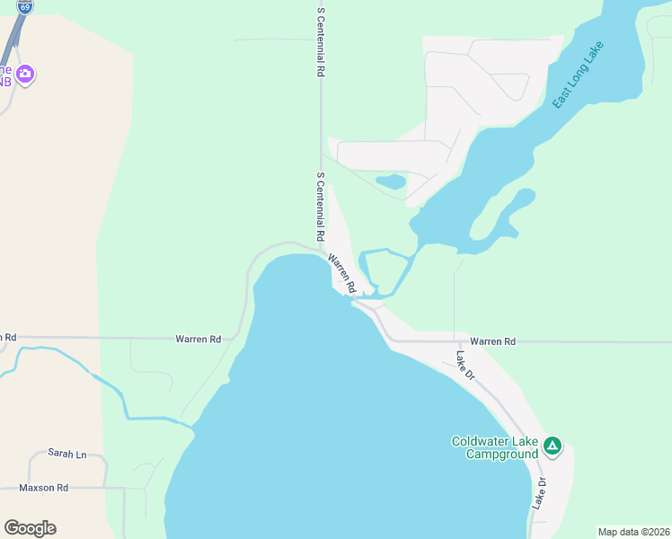 map of restaurants, bars, coffee shops, grocery stores, and more near 509 Warren Road in Coldwater