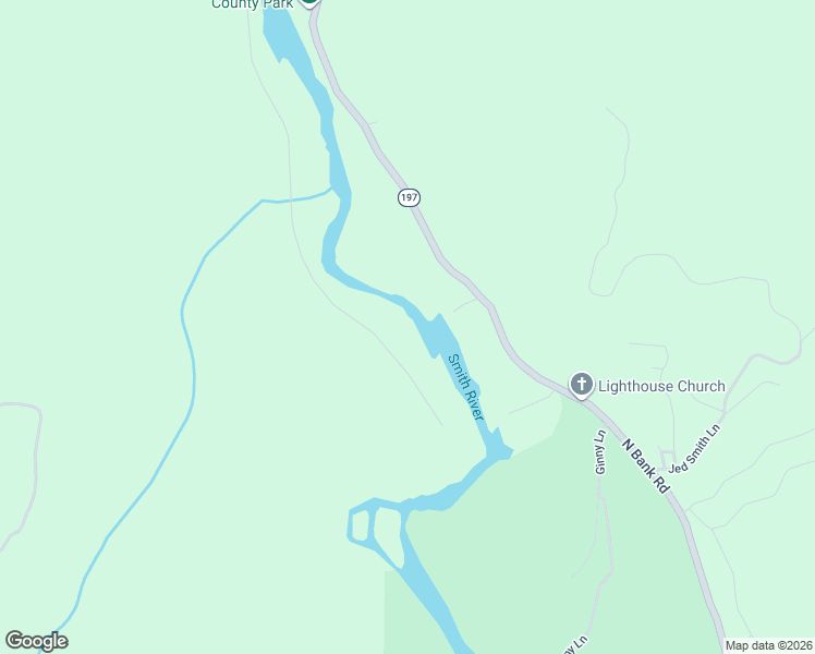 map of restaurants, bars, coffee shops, grocery stores, and more near 5409 South Bank Road in Crescent City