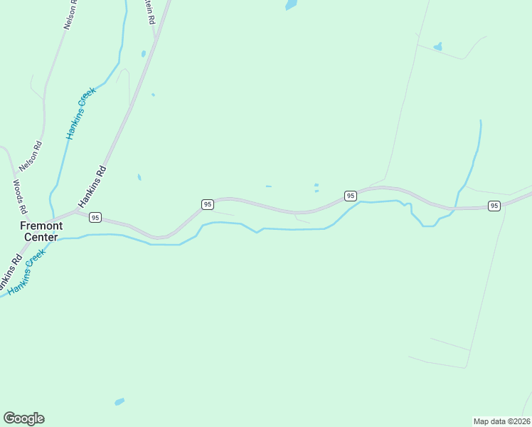 map of restaurants, bars, coffee shops, grocery stores, and more near 136 County Road 95 in Fremont Center