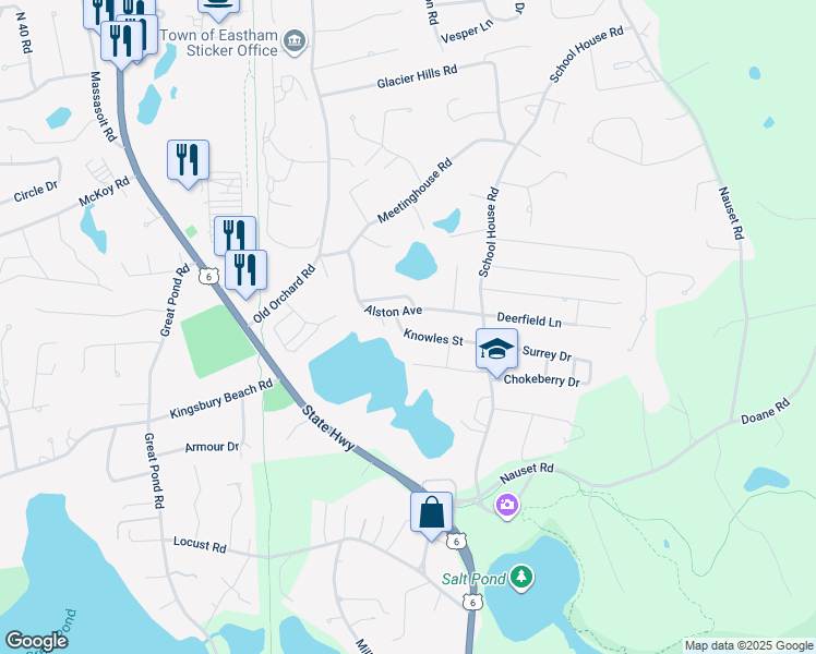80 Knowles Street, North Eastham MA Walk Score