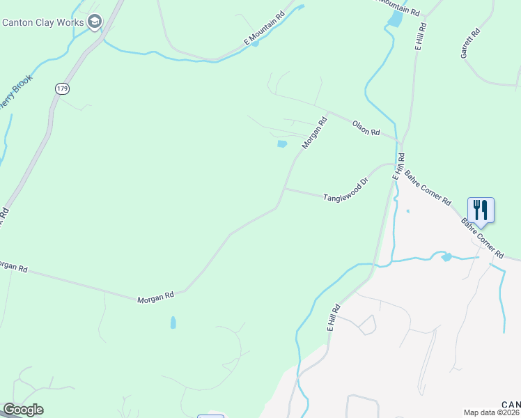 map of restaurants, bars, coffee shops, grocery stores, and more near 140 Morgan Road in Canton