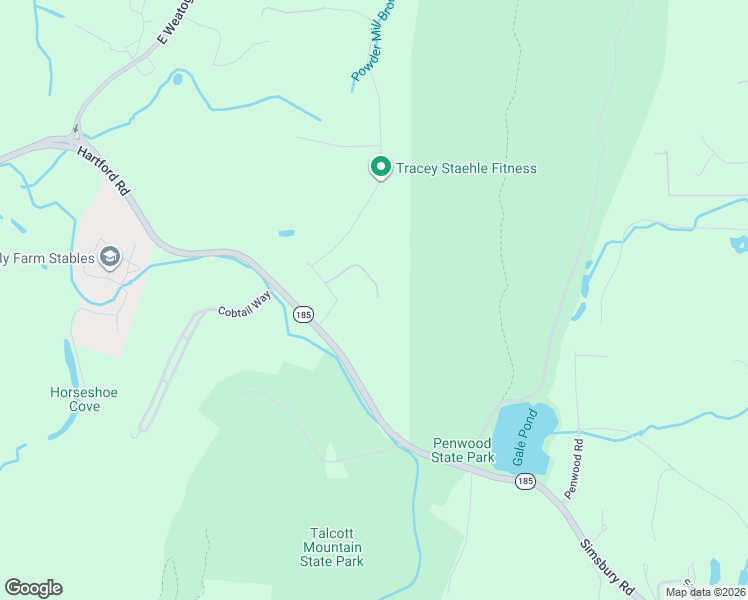 map of restaurants, bars, coffee shops, grocery stores, and more near 70 King Philip Road in Simsbury