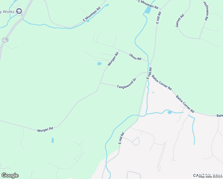map of restaurants, bars, coffee shops, grocery stores, and more near 3 Tanglewood Drive in Canton