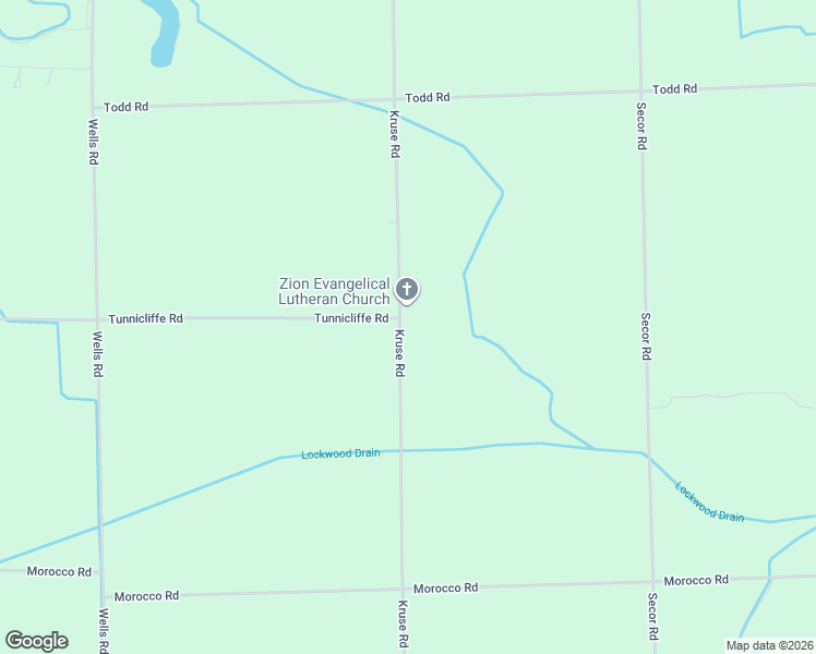 map of restaurants, bars, coffee shops, grocery stores, and more near 7295 Kruse Road in Petersburg