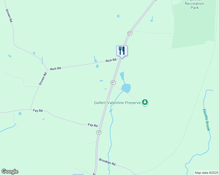 map of restaurants, bars, coffee shops, grocery stores, and more near 769 Hampton Road in Pomfret