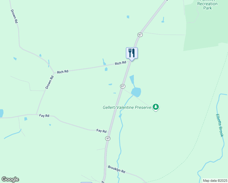 map of restaurants, bars, coffee shops, grocery stores, and more near 769 Hampton Road in Pomfret
