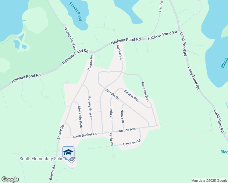 map of restaurants, bars, coffee shops, grocery stores, and more near 43 Dorothy Drive in Plymouth