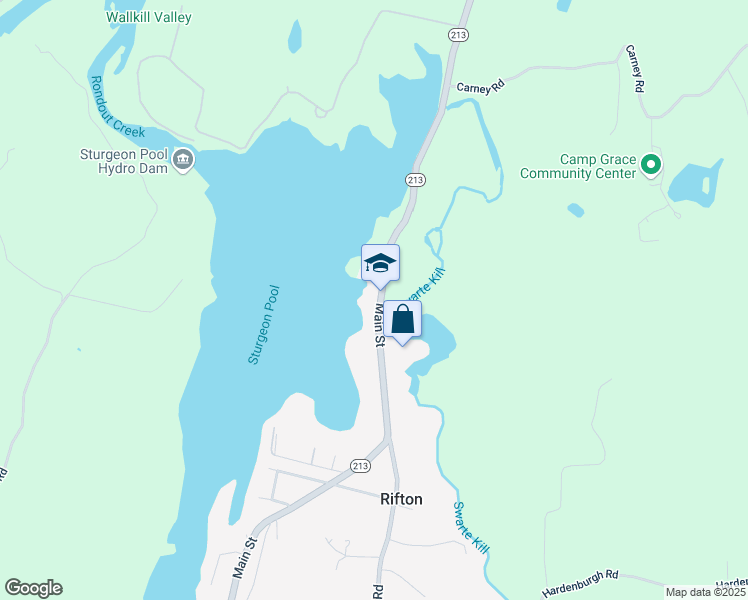 map of restaurants, bars, coffee shops, grocery stores, and more near 1759 Main Street in Rifton