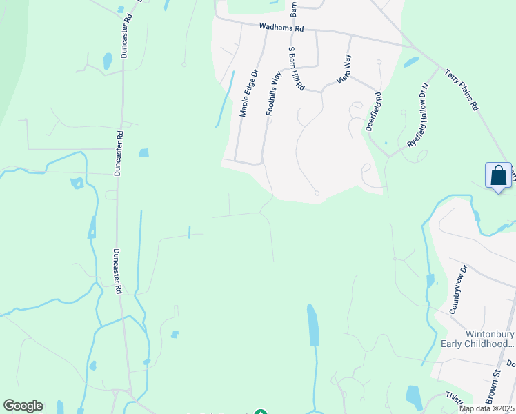 map of restaurants, bars, coffee shops, grocery stores, and more near 50 Foothills Way in Bloomfield
