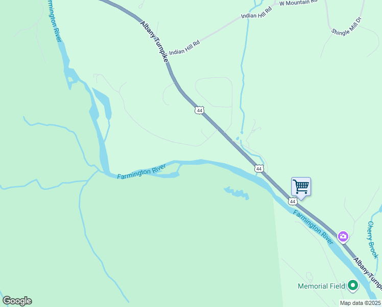 map of restaurants, bars, coffee shops, grocery stores, and more near 10 Mohawk Drive in Canton