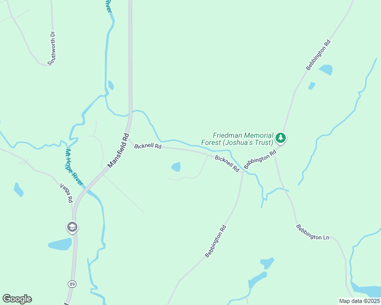 map of restaurants, bars, coffee shops, grocery stores, and more near 74 Bicknell Road in Ashford