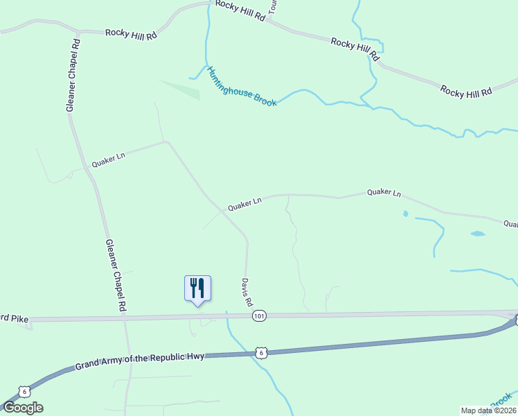 map of restaurants, bars, coffee shops, grocery stores, and more near 200 Quaker Lane in Scituate