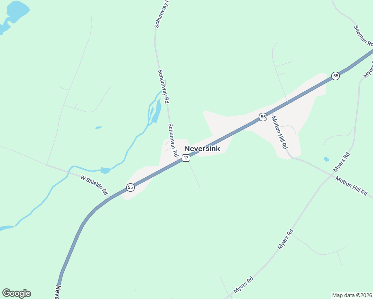 map of restaurants, bars, coffee shops, grocery stores, and more near 4 Schumway Road in Neversink