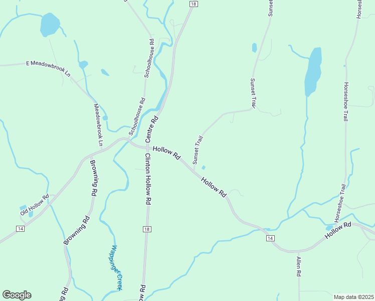 map of restaurants, bars, coffee shops, grocery stores, and more near 29 Sunset Trail in Clinton Corners