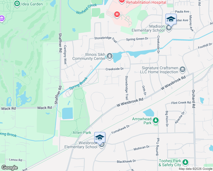 map of restaurants, bars, coffee shops, grocery stores, and more near 1590 Raven Hill Drive in Wheaton