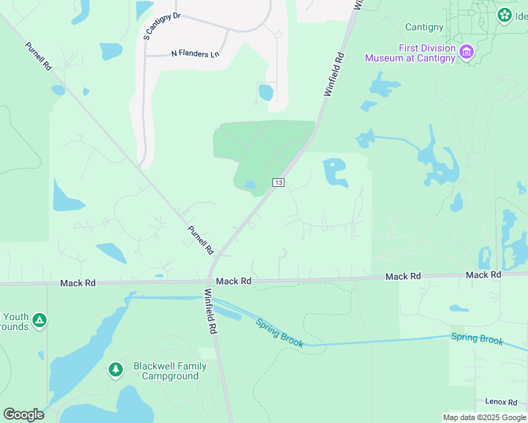 map of restaurants, bars, coffee shops, grocery stores, and more near 1S615 Winfield Road in Wheaton
