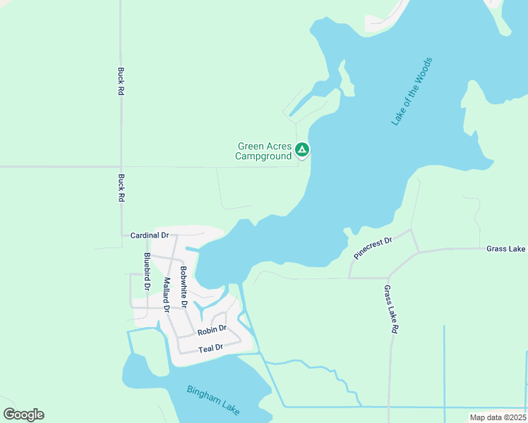 map of restaurants, bars, coffee shops, grocery stores, and more near 498 Oakdale Drive in Coldwater